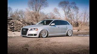 How to install Air Ride on Audi A3 8p mk5 mk6 vw Gti [upl. by Marchak918]