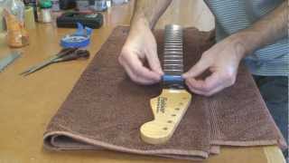 Stratocaster Guitar Build  Part 6  Building A Stratocaster Guitar Neck [upl. by Lavona921]