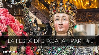 Catania  La Festa di SantAgata  The Feast of St Agatha  English subtitles [upl. by Ailalue]