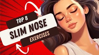 8 Easy Exercises for a Slimmer Nose You Can Do Every Day [upl. by Bathsheb]