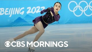 Figure skater who gave up US citizenship to compete for China slammed online after Olympics fall [upl. by Park]