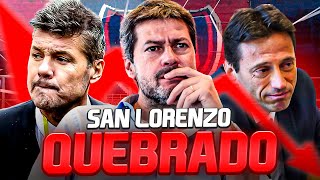 TINELLI Y LAMMENS DEJARON UN DESASTRE EN SAN LORENZO ¿Podrá Moretti solucionarlo [upl. by Cherrita]