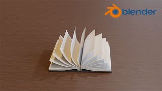 Easiest Book Opening Animation in Blender [upl. by Odelet]