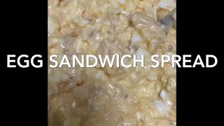 How to Make Easy Egg Sandwich Spread with Pineapple Tidbits Ang Sarap [upl. by Tallie]