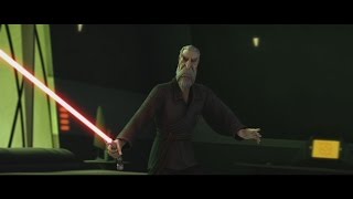 Star Wars The Clone Wars  Nightsisters vs Count Dooku 1080p [upl. by Trepur860]