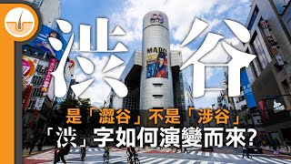 是「澀谷」不是「涉谷」！ 渋字如何演變而來 繁體中文字幕 [upl. by Yuma933]