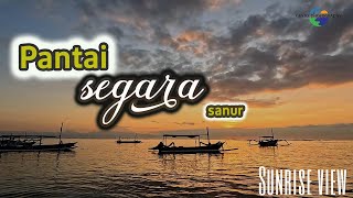 segara beach sanur sanurbeach pantaibali bali sunrise indonesia drone travel [upl. by Darlene440]