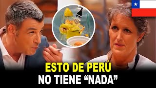 Jurado critica DURAMENTE a chef Chilena por intentar hacer una comida peruana [upl. by Nauaj]