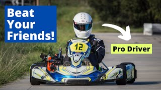 HOW TO WIN GO KARTING  Tips From A Professional Driver Kart Racing For Beginners [upl. by Icaj]