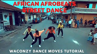 DANCE BY WACONZY OFFICIAL MUSIC VIDEO AFRICAN DANCE MOVES  AFROBEATS 2020 DANCE WORKOUT TUTORIAL [upl. by Ennairol]