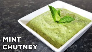 4 Ingredient  Simple amp Easy Mint Chutney  Mint amp Coriander Chutney [upl. by Une585]