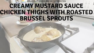 Change up your chicken routine and try this one Chicken Thighs in a Cheesy Mustard Sauce [upl. by Berna]