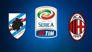 sampdoria milan live streaming [upl. by Elleynad]