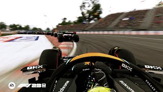 Full 35 Race Canada  F1 23 Gameplay [upl. by Javed]