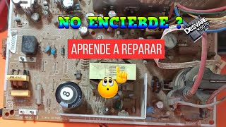 Reparar TV Sankey con problemas de encendido CT21USB11 DESVARE5070 [upl. by Akienahs]