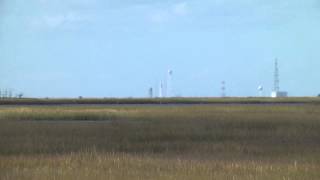 View of rocket launch from Chincoteague Island Va [upl. by Nrublim593]