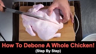 How to Debone a Whole Chicken Sous Vide Chicken Ballotine Recipe [upl. by Igiul]