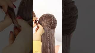 Try this braided hairstyle shorts [upl. by Airbma707]