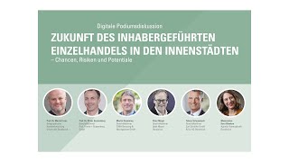 Podiumsdiskussion quotZukunft des inhabergeführten Einzelhandels in den Innenstädtenquot [upl. by Megen]