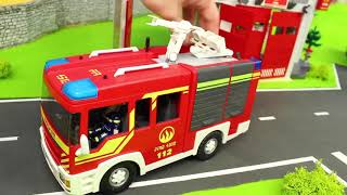 Un camion de pompiers en action [upl. by Glennis]