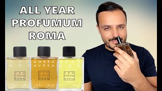 Fragrances For Each Season  4 Fragrances From Profumum Roma [upl. by Ardnuahsal]