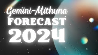 🌈 GEMINIMITHUNA 2024 FORECAST ❤️ SUN  MOON  RISING ❤️ [upl. by Nauqat326]