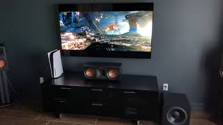 Klipsch RP600 and SVS SB 2000 pro demo [upl. by Lesiram136]