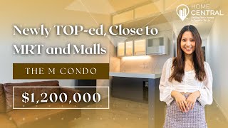 The M Condo Condominium Home Tour  Newly TOPed Close to MRT and Malls [upl. by Airla]