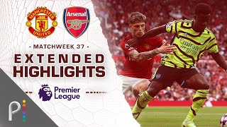 Manchester United v Arsenal  PREMIER LEAGUE HIGHLIGHTS  5122024  NBC Sports [upl. by Ennovahs]