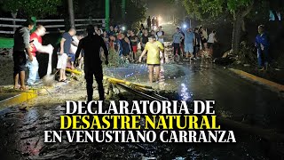 Emiten declaratoria de desastre natural en Venustiano Carranza por huracán Otis [upl. by Einhorn443]