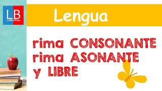 RIMA CONSONANTE y ASONANTE para niños ✔👩‍🏫 PRIMARIA [upl. by Lsil]