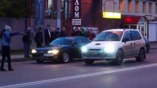 Mitsubishi RVR SuperTurbo vs Toyota Mark II [upl. by Akimed]