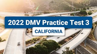 2024 California DMV Practice Test 3 [upl. by Kironde664]