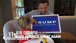 Ron DeSantis has released an ad indoctrinating his children into Trumpism [upl. by Marchese]