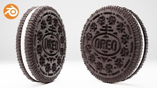 Blender Make An Oreo In Minutes  Tutorial [upl. by Gean]