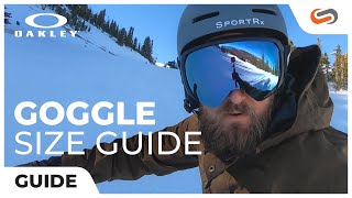 Oakley Goggle Size Guide Update  SportRx [upl. by Einehpets]