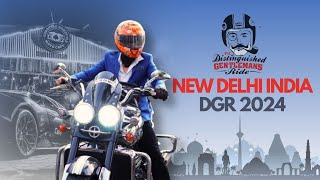 New Delhi DGR 2024 Retro Ride  Ride Dapper at Throttle Shrottle Moto Cafe [upl. by Hogen]