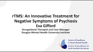 rTMS  An innovative Treatment for Negative Symptoms of Psychosis [upl. by Swithbert761]