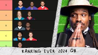 Cam Newton ranks every single 2024 NFL Quarterback [upl. by Serrell773]