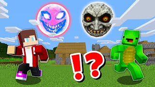 JJ and Mikey VS LUNAR MOON and RED SUN CHALLENGE in Minecraft  Maizen animation [upl. by Schaeffer]