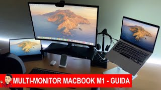 Doppio Monitor su Apple MacBook M1  GuidaTutorial con DisplayLink amp Wavlink [upl. by Rabma]