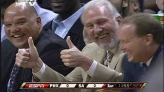 Gregg Popovich Plays Joke on Shaq [upl. by Oicelem]