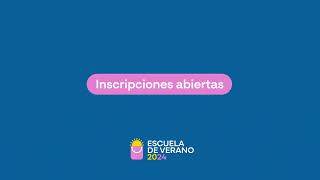 Inscripciones abiertas  Escuela de Verano Ceibal 2024 [upl. by Artemas713]