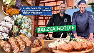 Rączka gotuje pasty do chleba z makreli papryki konserwowej i rzodkiewek oraz CZORNA WODZIONKA [upl. by Martinsen124]