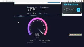 Airtel Xstream Fiber 300 Mbps Plan Download amp Upload Speed Test  BHUBANESWAR  ODISHA  2023 [upl. by Deloria]