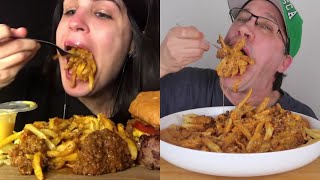 so good that MUKBANGERS drown from the ultimate FRIES MUKBANG [upl. by Cott]