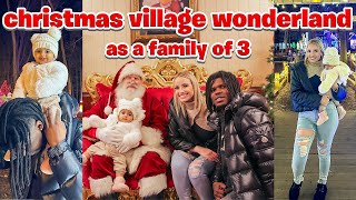 WE TOOK KYLAH TO A CHRISTMAS VILLAGE WONDERLAND  VLOGMAS DAY 16 [upl. by Elpmet889]