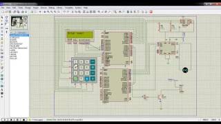 Password Based Security Door Lock using Atmega16 microcontrollers [upl. by Ode897]