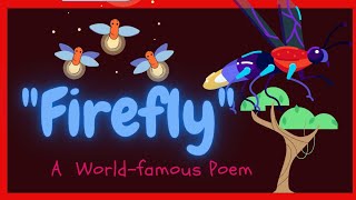 quotFireflyquot Song  Worldfamous chilrens poem  Nursery Rhymes KidSparkyb6ex [upl. by Talya]