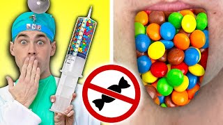 CRAZY WAYS TO SNEAK CANDY INTO THE HOSPITAL  HOW TO SNEAK SNACKS INTO HOSPITAL BY CRAFTY HACKS PLUS [upl. by Vi]